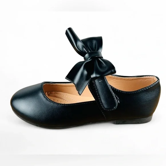 CHILDREN'S BALLERINA FLATS (COT) - Picture 3 of 5